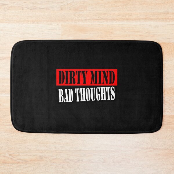 Item preview, Dirty Mind Bad Thoughts Essential Sticker designed and sold by Love2MakeArt.
