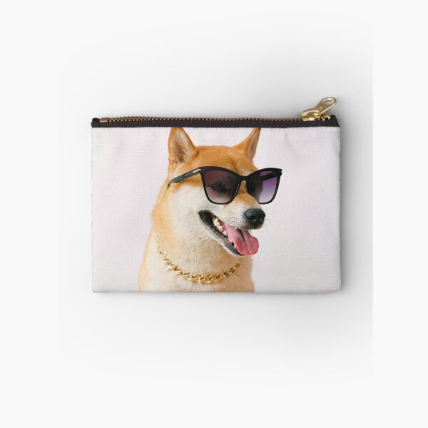 Item preview, Dog with sunglasses and gold necklace designed and sold by PET-SHIRTS.