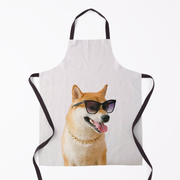 Item preview, Dog with sunglasses and gold necklace designed and sold by PET-SHIRTS.