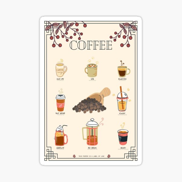 COFFEE - love Sticker
