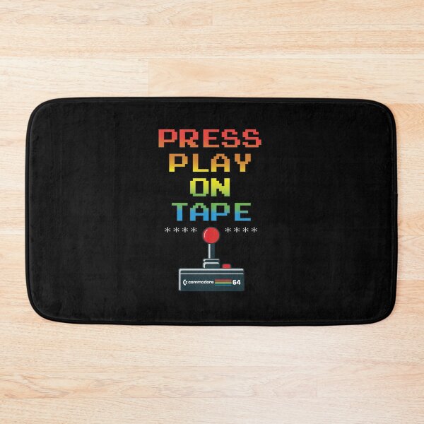 Item preview, Press Play on Tape, C64 Screen Message designed and sold by BokeeLee.
