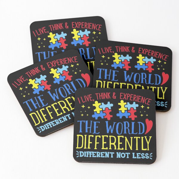 Item preview, Autism Awareness / I Live Think Experience The World Differently Different Not Less designed and sold by Miaramar.