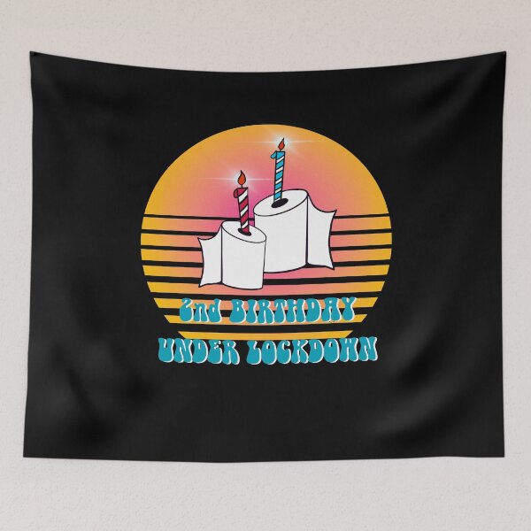 Item preview, 2nd birthday under lockdown 2021 designed and sold by PG Illustration.