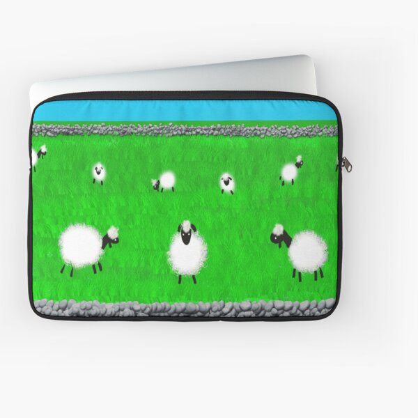 Sheep in the meadow Laptop Sleeve