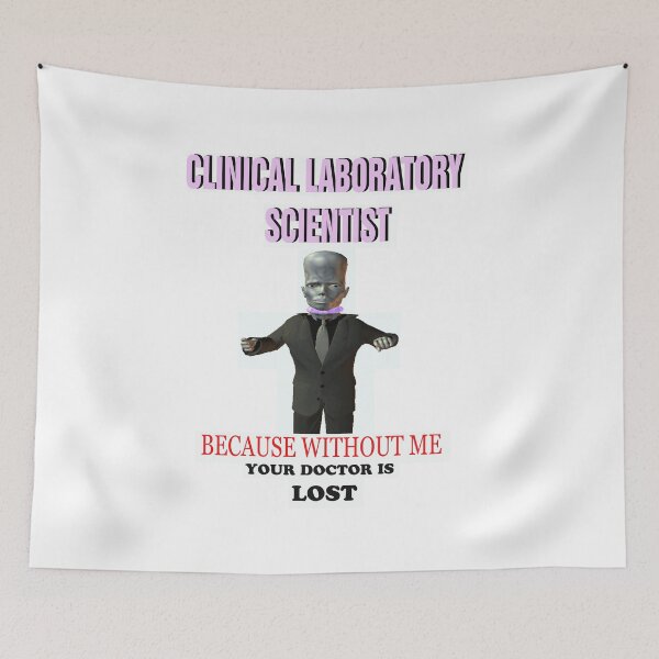 Item preview, CLINICAL LABORATORY SCIENTIST (monster) designed and sold by CUTESTUFFnow.
