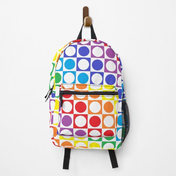 Item preview, Rainbow and White Squares and Polka Dots designed and sold by lornakay.