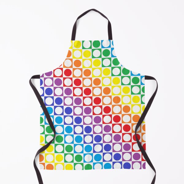 Item preview, Rainbow and White Squares and Polka Dots designed and sold by lornakay.