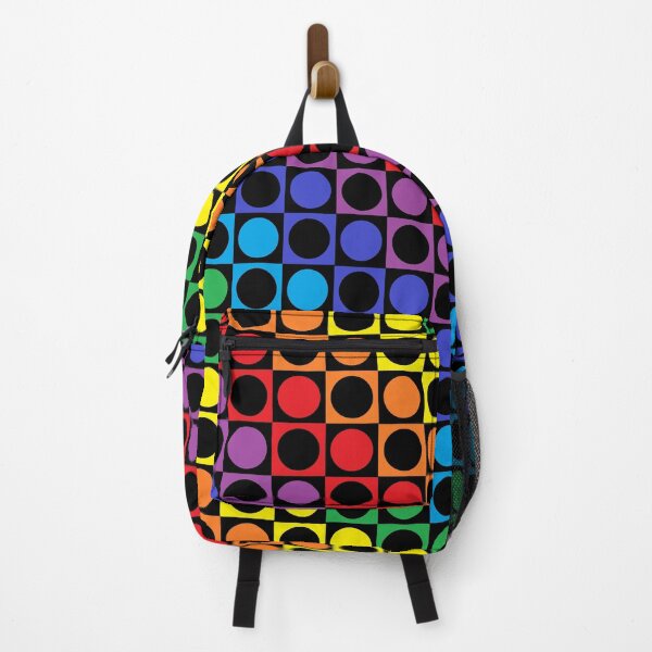 Item preview, Rainbow and Black Squares and Polka Dots designed and sold by lornakay.