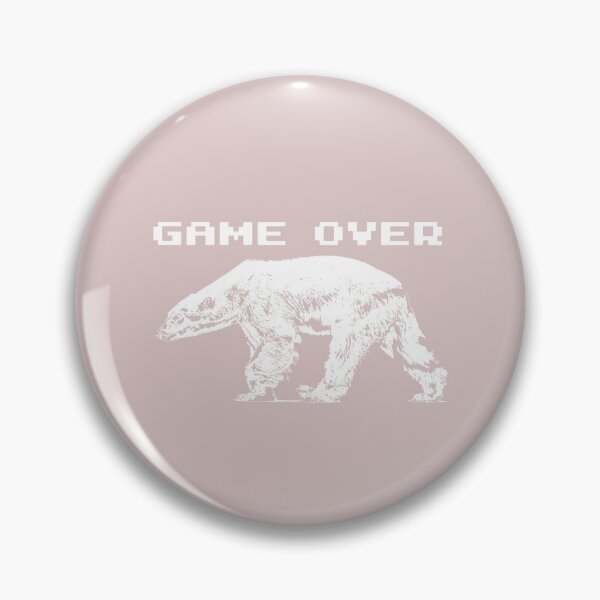 Item preview, Game over Icebear white designed and sold by -Holy-Chicken-.