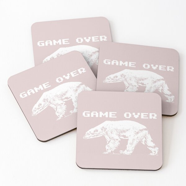 Item preview, Game over Icebear white designed and sold by -Holy-Chicken-.