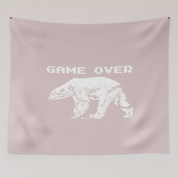 Item preview, Game over Icebear white designed and sold by -Holy-Chicken-.