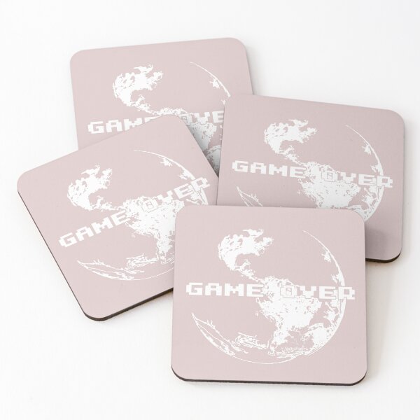 Item preview, Game over planet white designed and sold by -Holy-Chicken-.