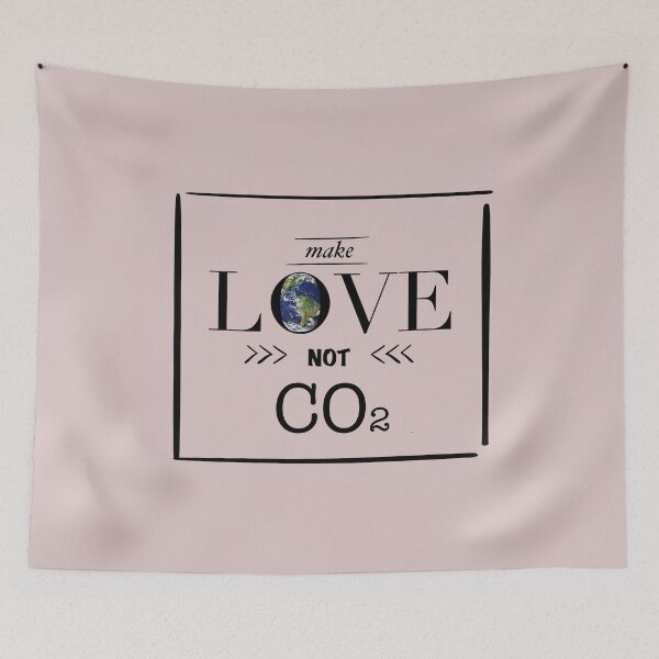 Item preview, make love not co2 designed and sold by -Holy-Chicken-.