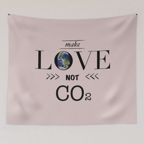Item preview, make love not co2 designed and sold by -Holy-Chicken-.