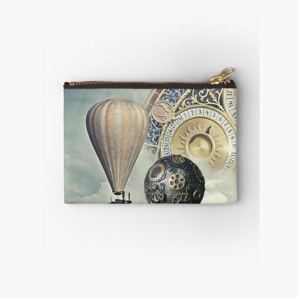 Item preview, Steampunk Balloons Against Fantasy Clock designed and sold by CassieNash.