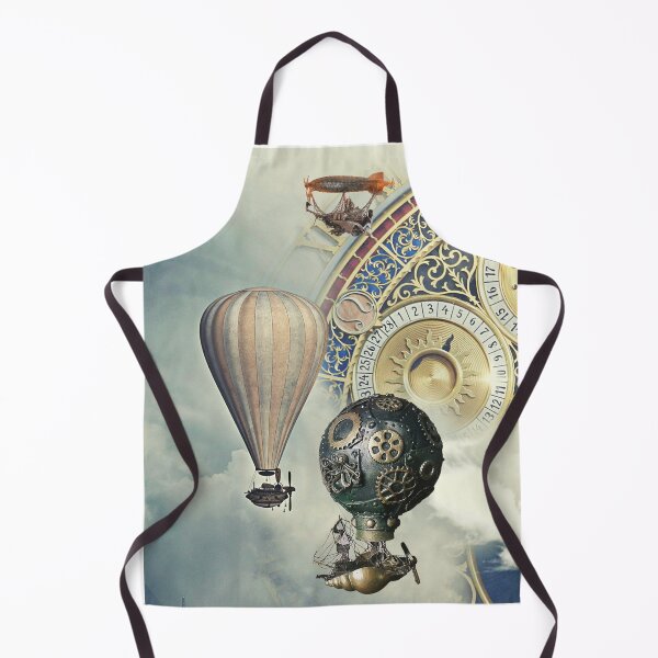 Item preview, Steampunk Balloons Against Fantasy Clock designed and sold by CassieNash.