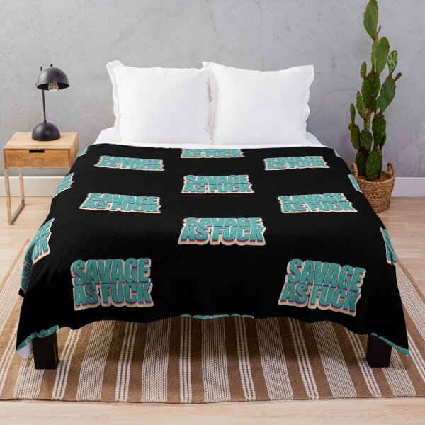 Item preview, Savage As Fuck, Minimalist Lettering, Saying, Quote designed and sold by MoTeesMo.