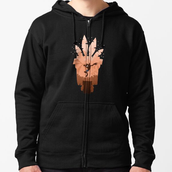 Crash Bandicoot Zipped Hoodie