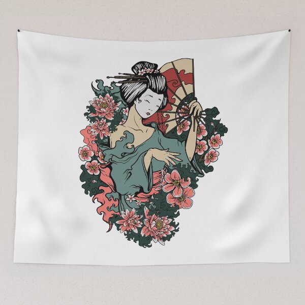 Item preview, Geisha, The Graceful Lotus designed and sold by BokeeLee.
