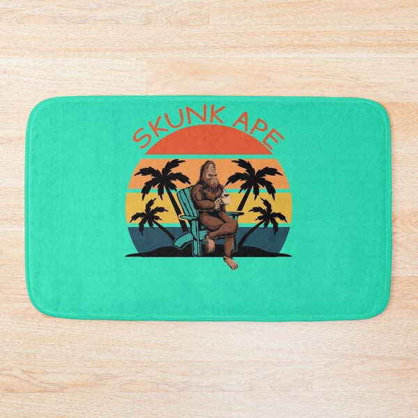 Item preview, Skunk Ape Relaxing in a Beach Chair designed and sold by KeysTreasures.