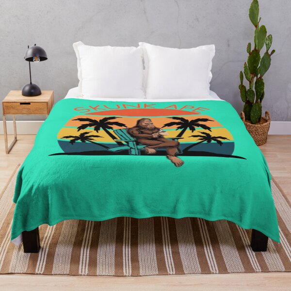 Item preview, Skunk Ape Relaxing in a Beach Chair designed and sold by KeysTreasures.