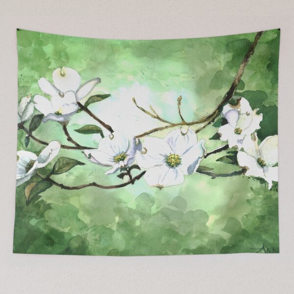 Item preview, Whitedog Blossoms 1 designed and sold by AmorDeusArt.