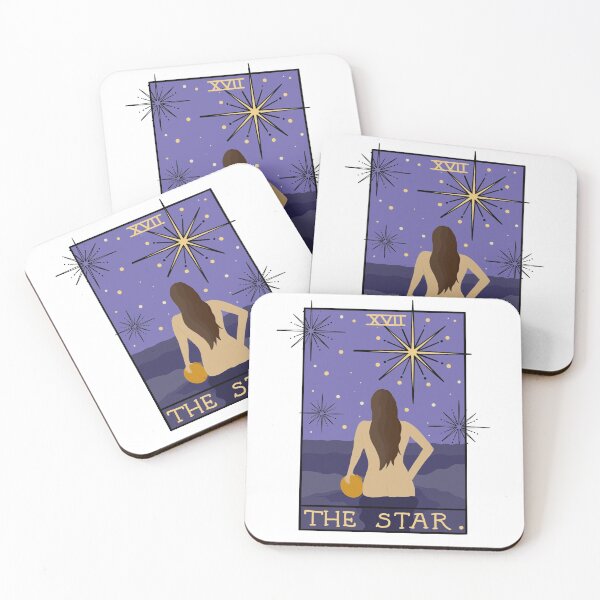 Item preview, The Star tarot card design, blue designed and sold by iconicus-design.