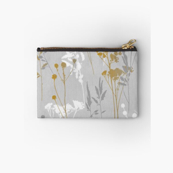 Item preview, Grey & yellow Floral Silhouette designed and sold by WearWolfDesigns.