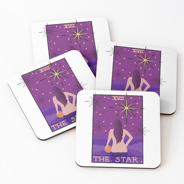 Item preview, The Star tarot card design, purple designed and sold by iconicus-design.