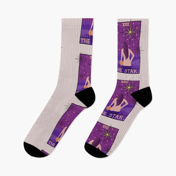 Item preview, The Star tarot card design, purple designed and sold by iconicus-design.