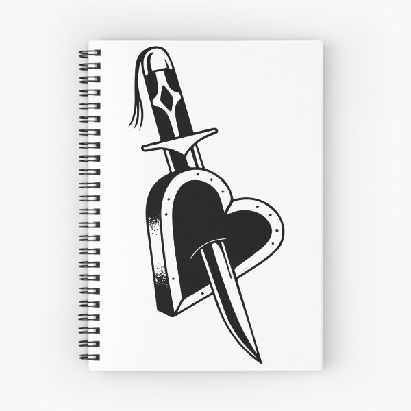 Item preview, Traditional Heart and Dagger designed and sold by MiikxCry.