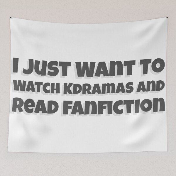 Item preview, I Just Want To Watch Kdrama And Read Fanfiction  designed and sold by Edenjodie.