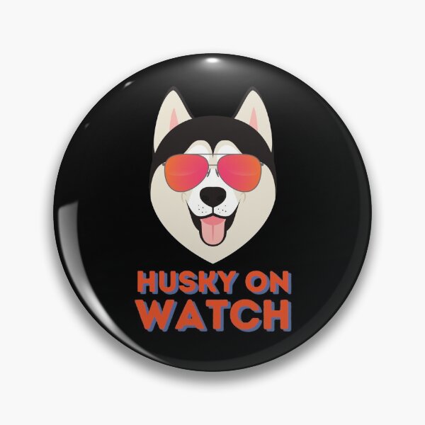Item preview, Husky On Watch Sunglasses - Cute Dog - Funny designed and sold by Francisco  Eduardo.