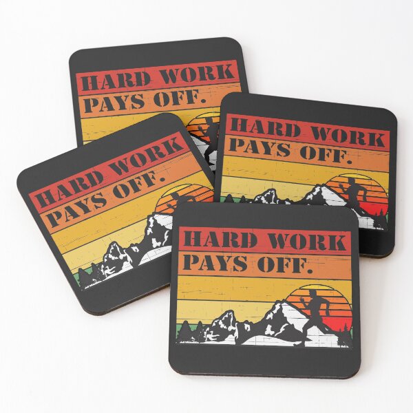 Item preview, HWPO Hard Work Pays Off Trail Runner designed and sold by grinta2021.