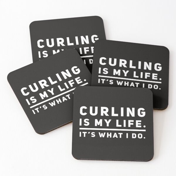 Item preview, Curling Is My Life designed and sold by VJKTees.