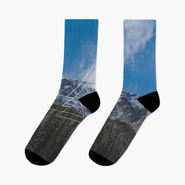 Item preview, Ice Cap Mountains Geometric Shapes Banff designed and sold by Robtography.
