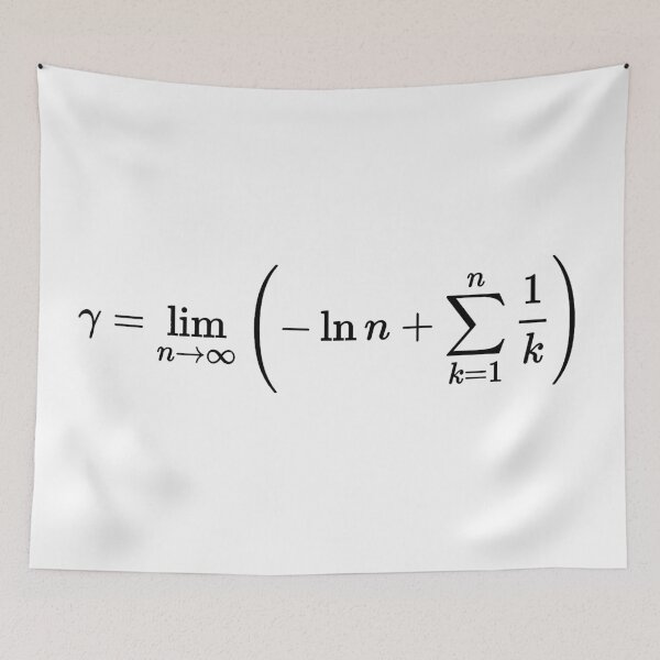 Item preview, euler constant, calculus and math designed and sold by NoetherSym.