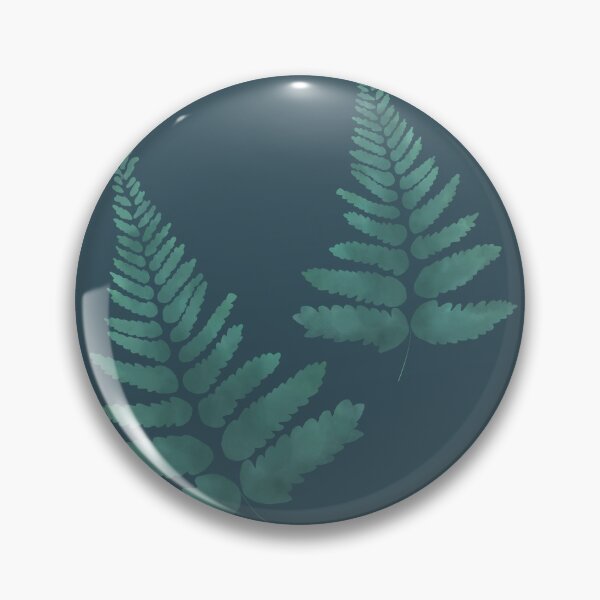 Item preview, Twin Ferns Teal designed and sold by WildeJungle.