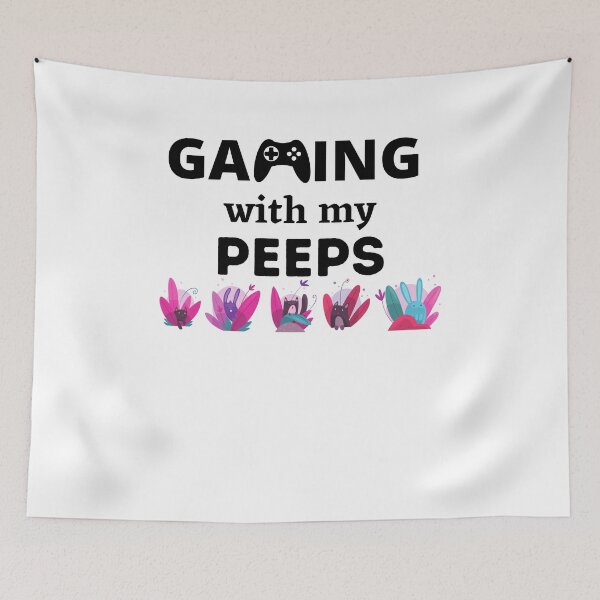 Item preview, gaming with my peeps artwork designed and sold by DevDn.