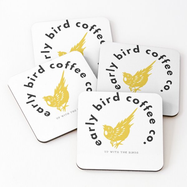 Item preview, early bird coffee company for early birders designed and sold by TheWaterBirds.