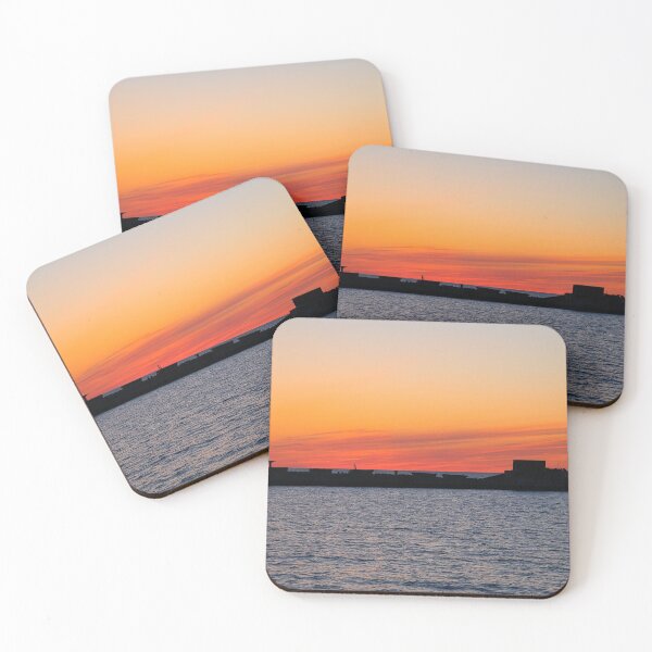 Item preview, Sunset at Kiptopeke Cement Ships designed and sold by ShorelineImages.