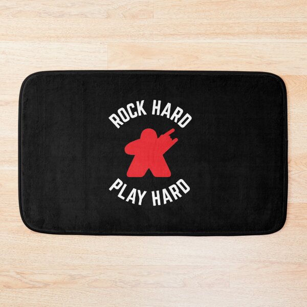 Item preview, Rock Hard Play Hard Heavy Metal Meeple designed and sold by DnlDesigns.