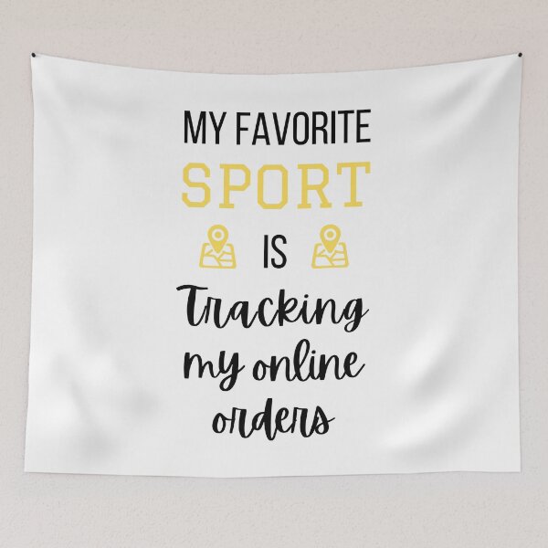 Item preview, My favorite sport is tracking my online orders designed and sold by CeciLop.