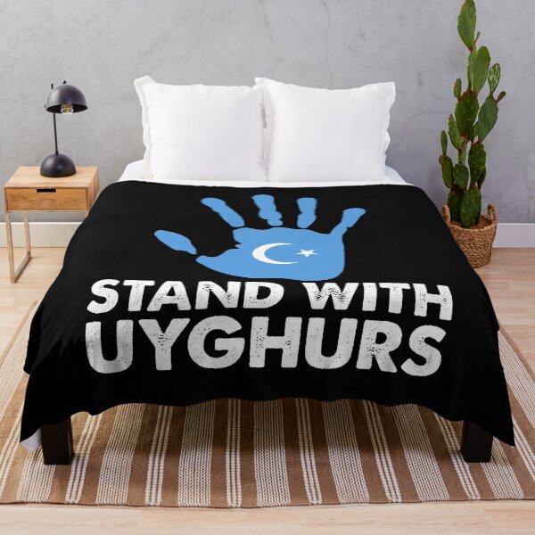 Item preview, Stand With Uyghur - Save Uyghur Flag Hand - Uyghur Lives Matter designed and sold by Shop signer.