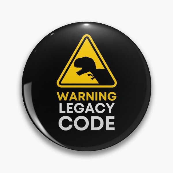Item preview, WARNING LEGACY CODE - PROGRAMMING - CODE - FUNNY NERD designed and sold by Francisco  Eduardo.