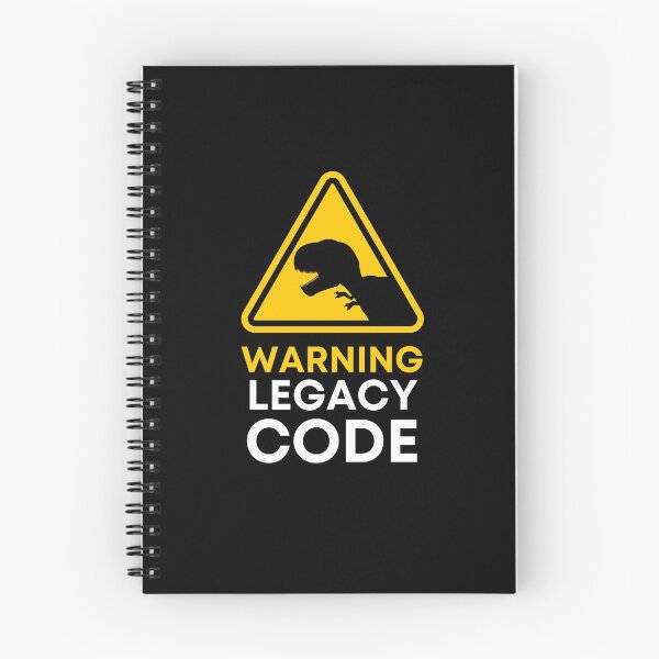 Item preview, WARNING LEGACY CODE - PROGRAMMING - CODE - FUNNY NERD designed and sold by Francisco Eduardo.