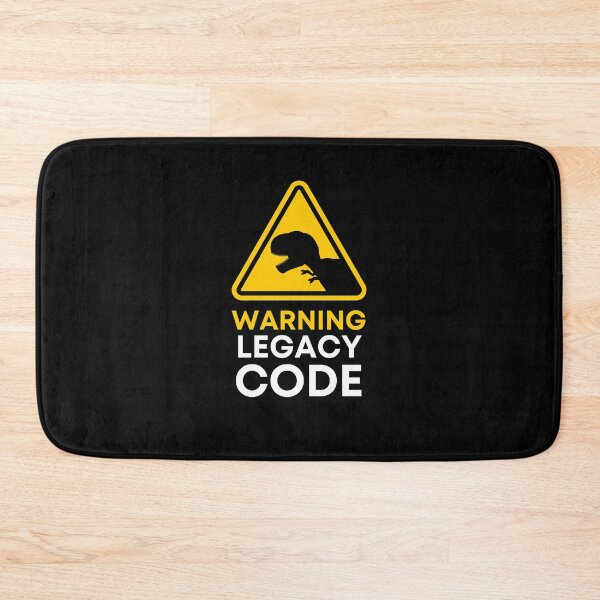 Item preview, WARNING LEGACY CODE - PROGRAMMING - CODE - FUNNY NERD designed and sold by Francisco  Eduardo.
