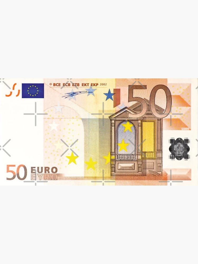 1 Euro note banknote' Sticker