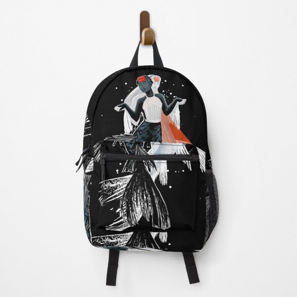 Item preview, Koi Mermaids on Black designed and sold by thistleandspade.
