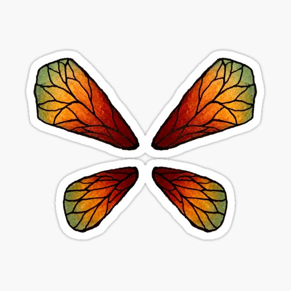 Butterfly Fairy Wings Sticker